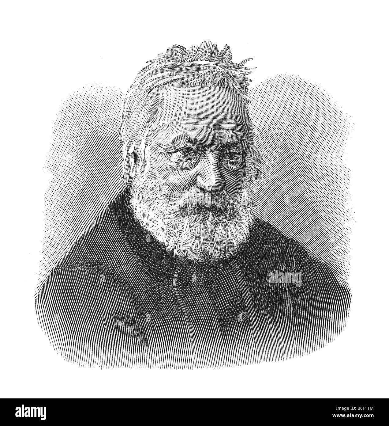 Victor Marie Hugo, 26. Februar 1802 Besançon - 22. Mai 1885 Paris Stock Photo