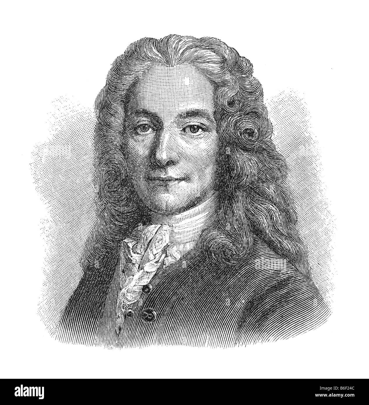 Voltaire, pen name, François Marie Arouet, 21. November 1694 Paris - 30. May 1778 Paris Stock Photo
