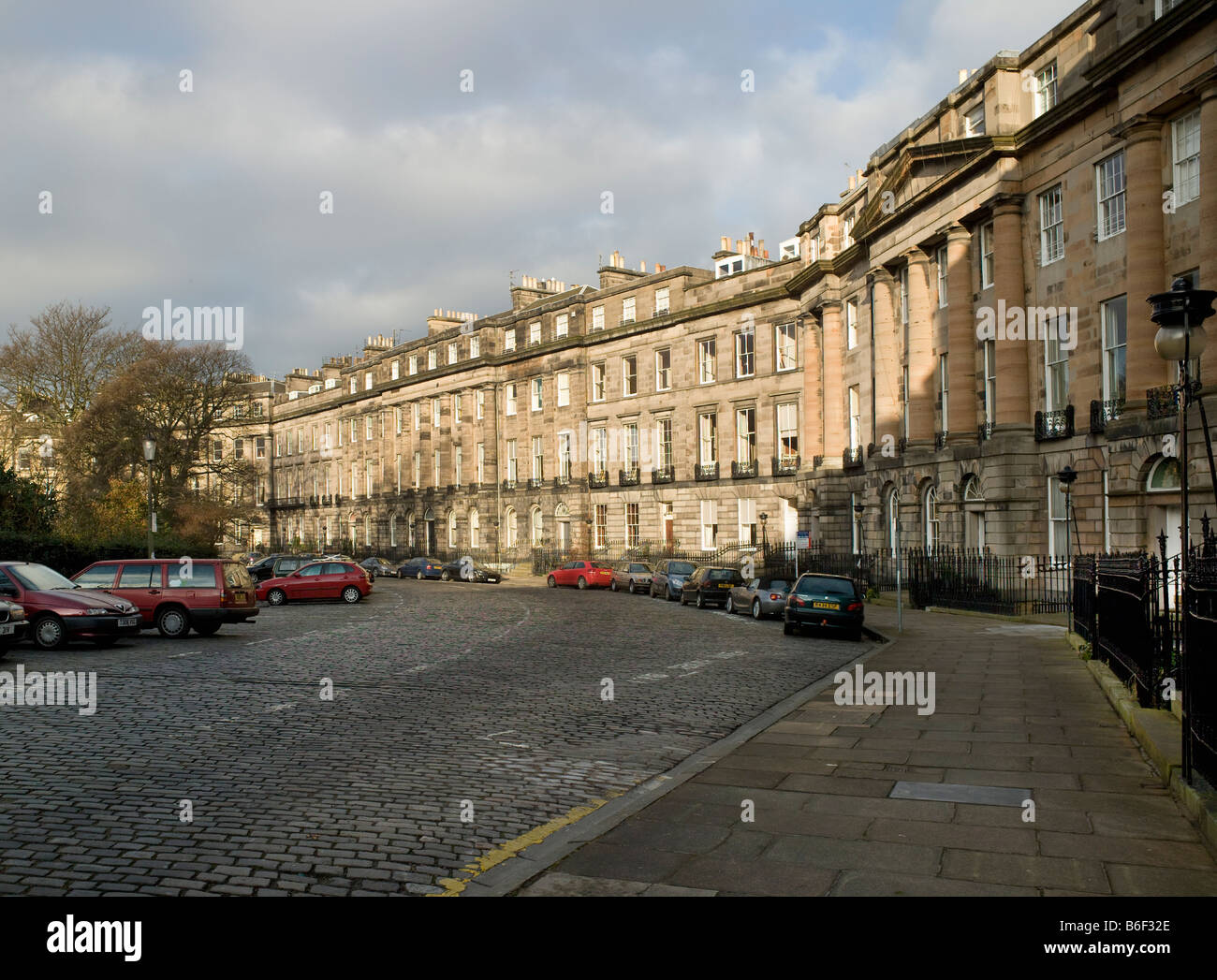 Moray Place Edinburgh Stock Photo