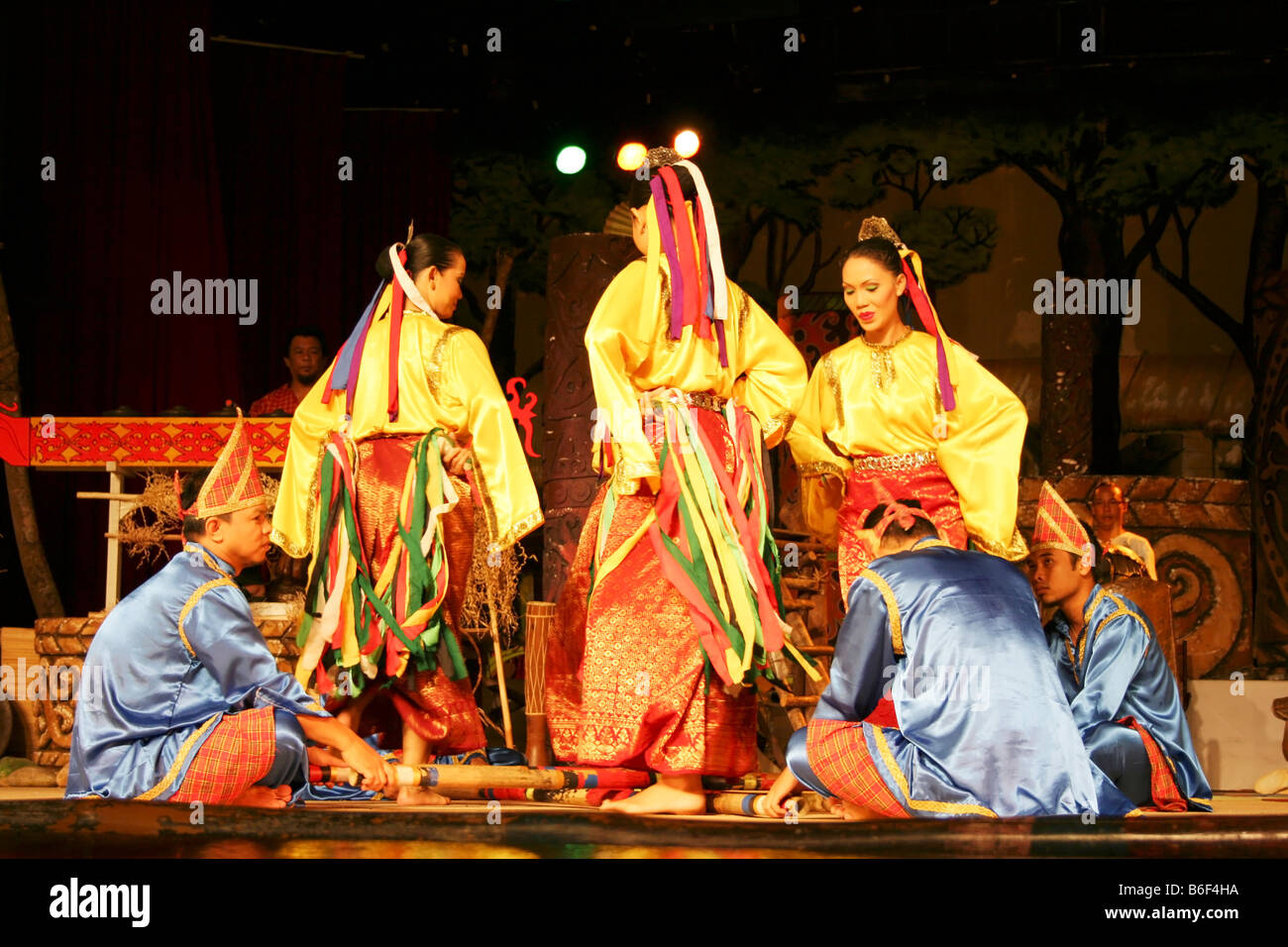 Traditional dance performed at Cultural Village in Kuching, Sarawak