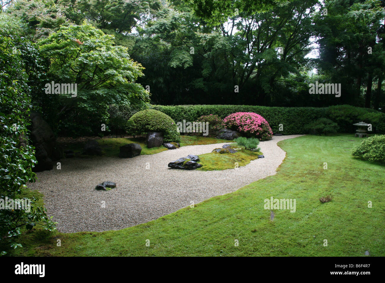 The Zen Garden in the Japanese Tea Garden, San Francisco, California Stock Photo Alamy