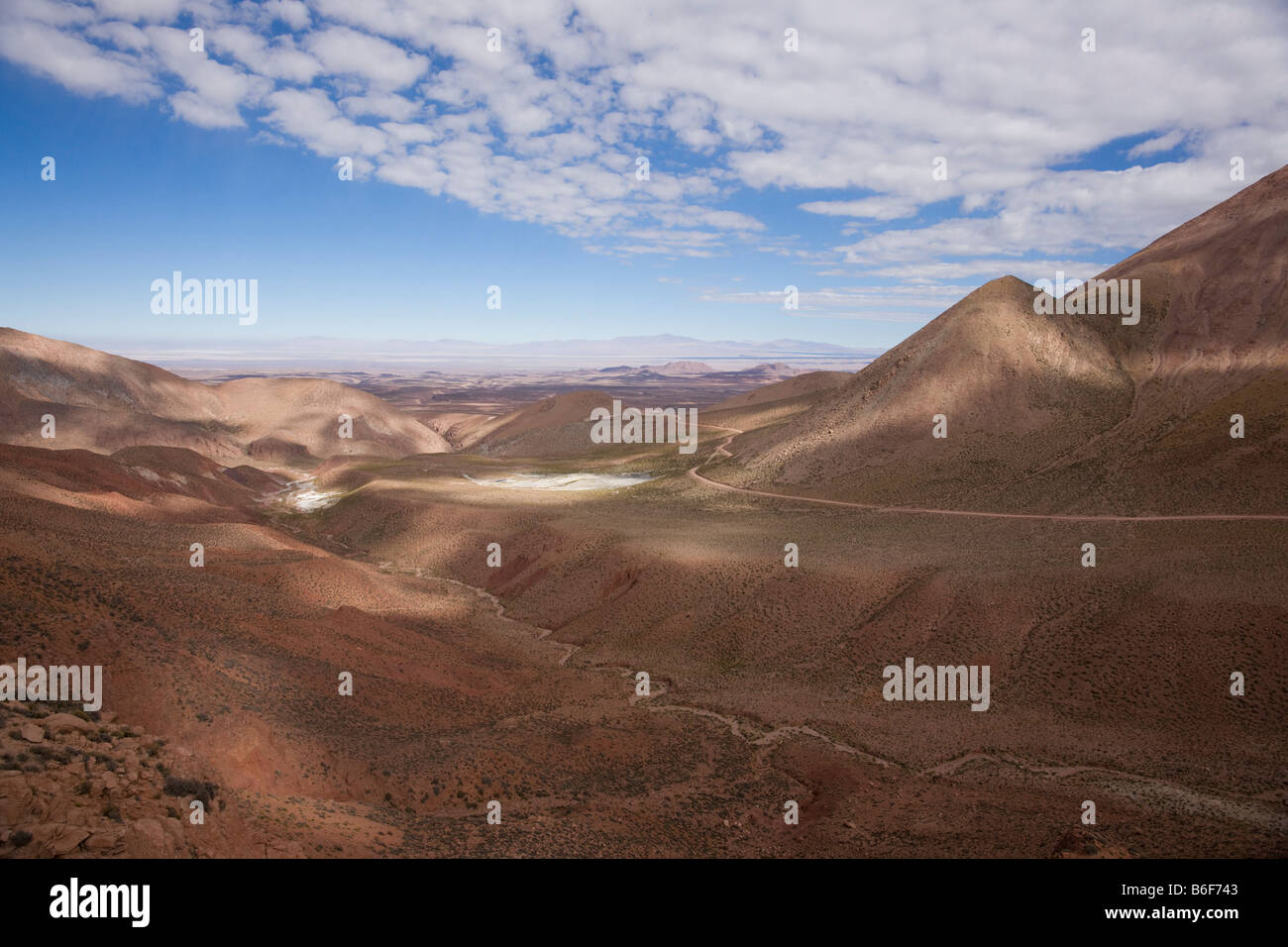 Atacama Desert landscape, Chile Stock Photo