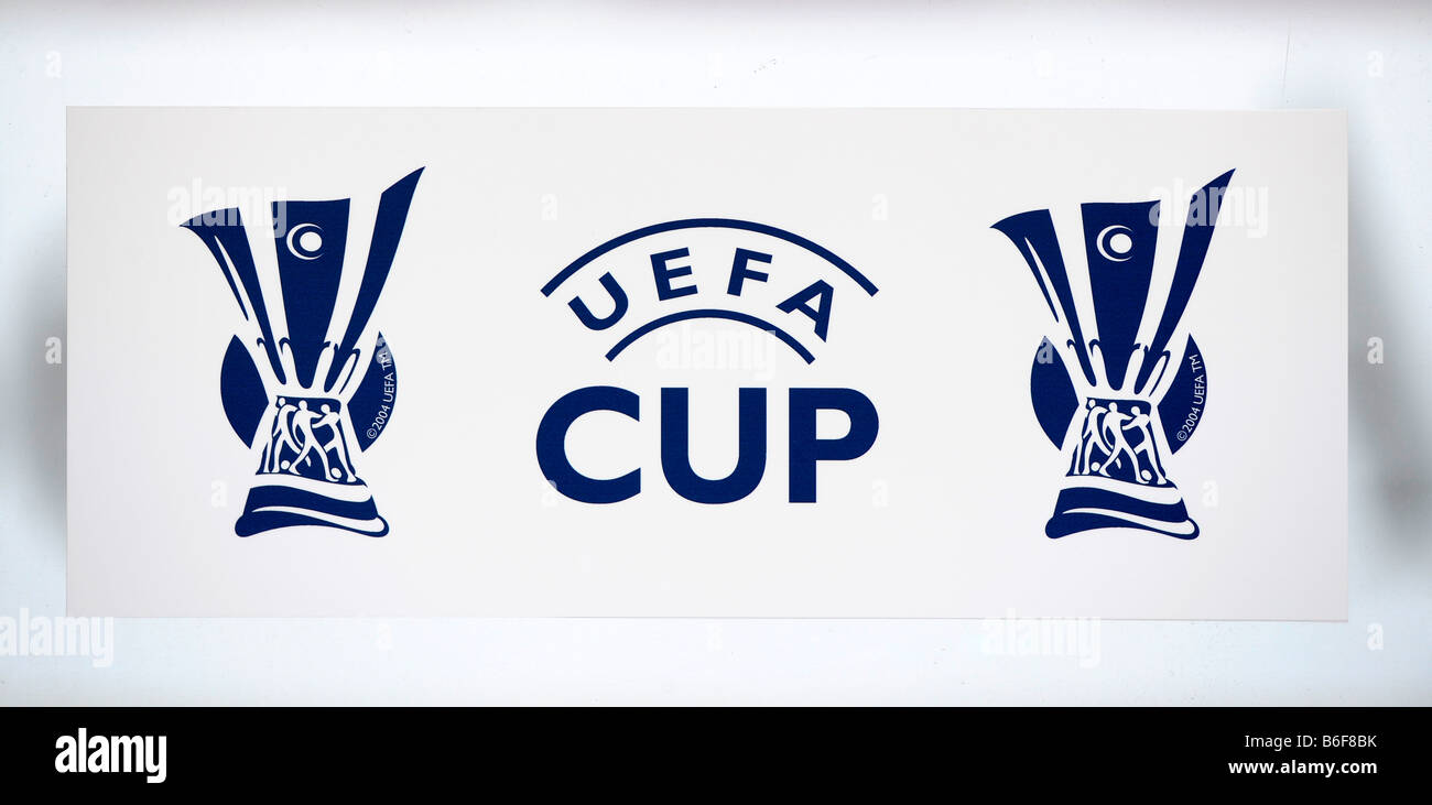 UEFA-Cup logo Stock Photo