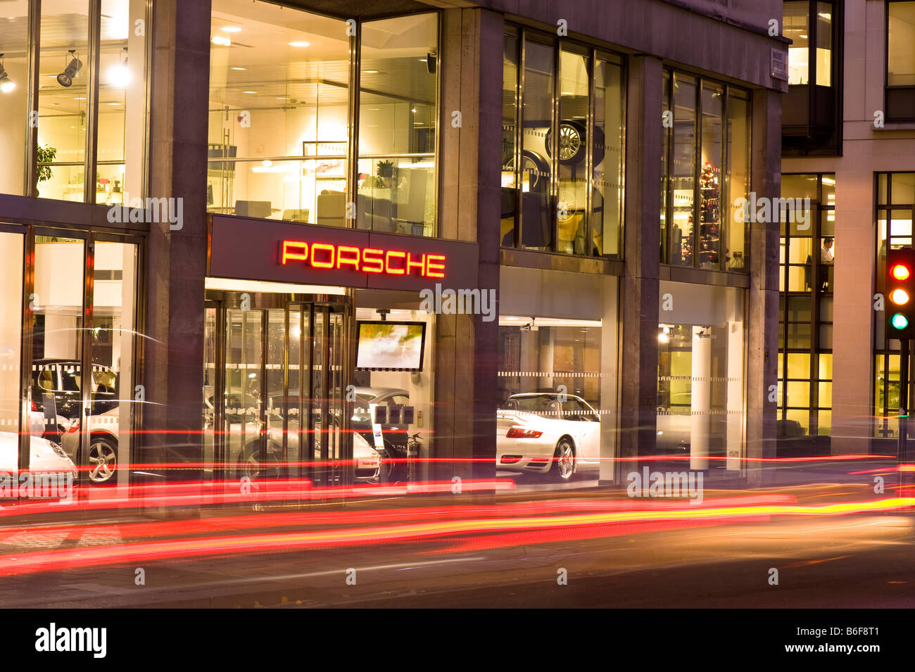 Porsche car showroom hires stock photography and images Alamy