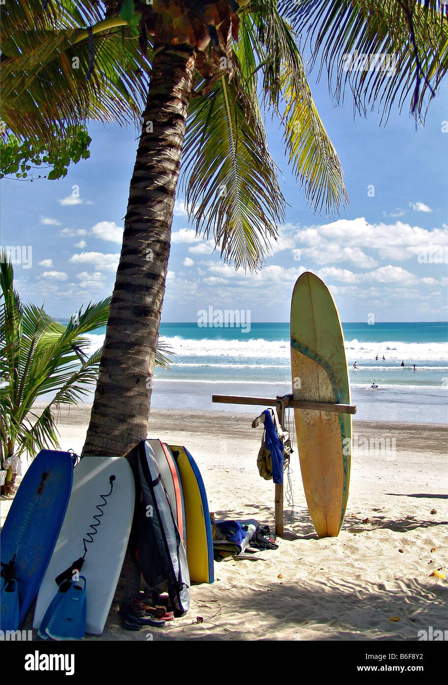 surfboards at Kuta Beach, Indonesia, Bali Stock Photo Alamy