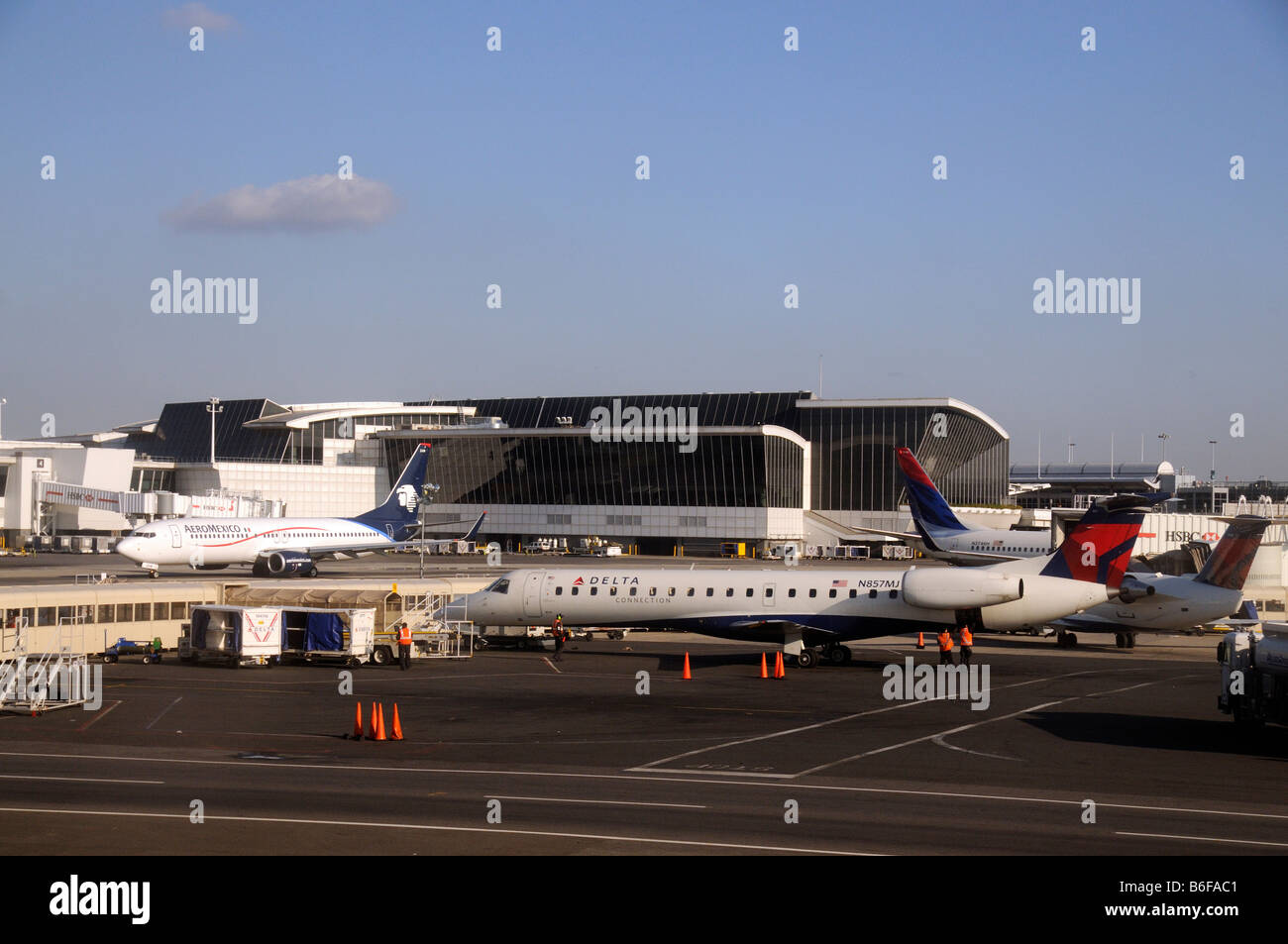 JFK International Airport New York USA Terminal building and Delta