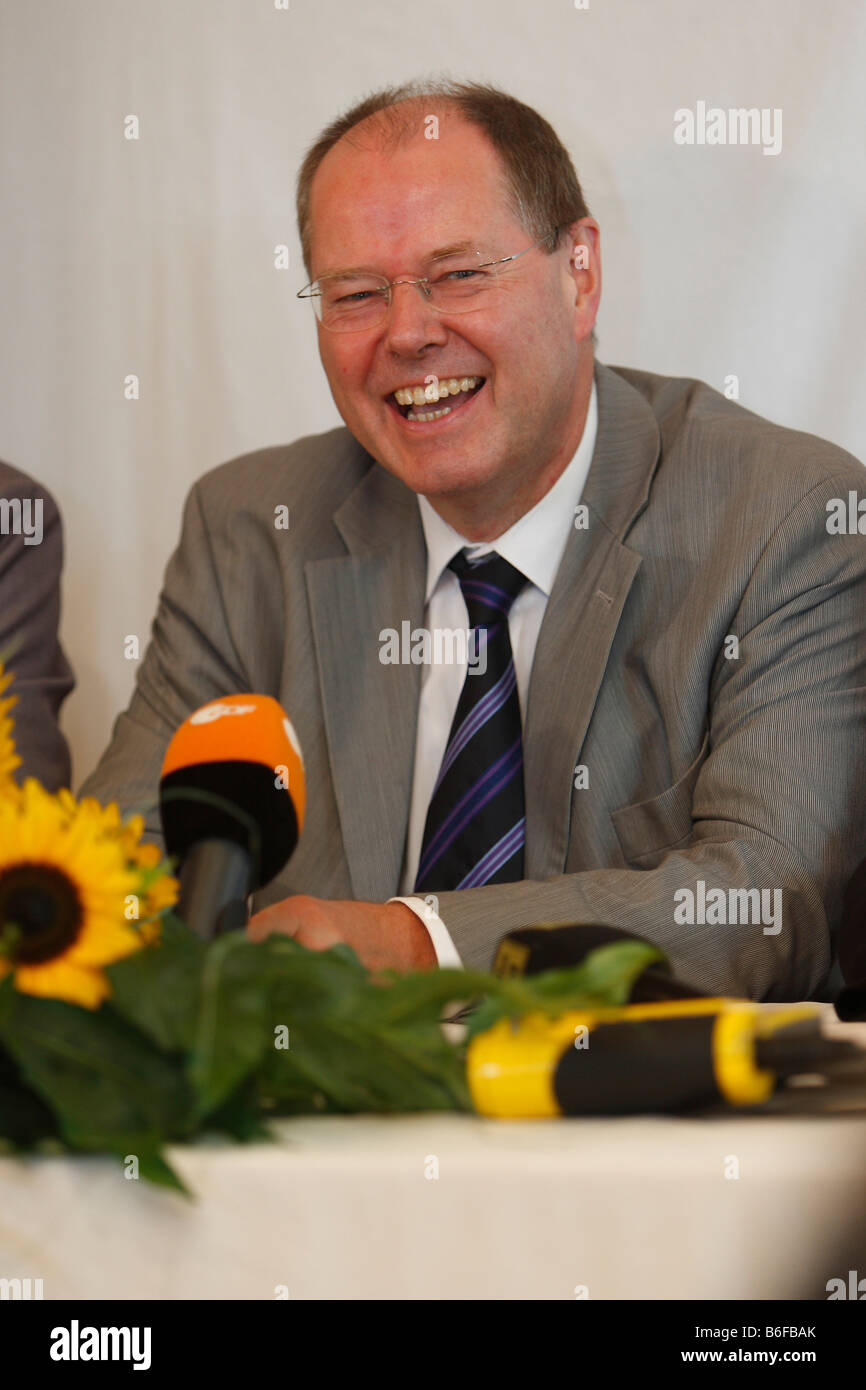 Federal Minister of Finance, Peer Steinbrueck, Roesrath, North Rhine-Westphalia, Germany, Europe Stock Photo
