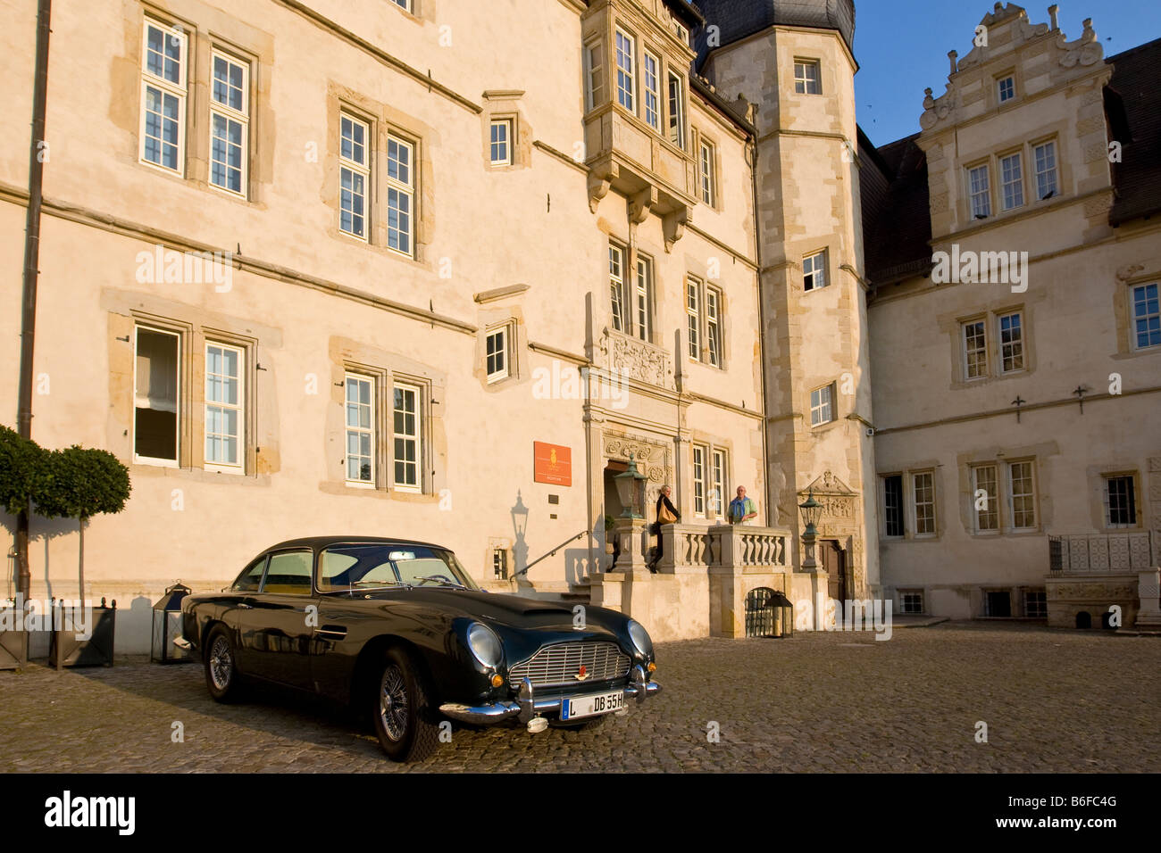 Aston Martin DB5, Aston Martin Meet, Lower Saxony, Germany, Europe Stock Photo