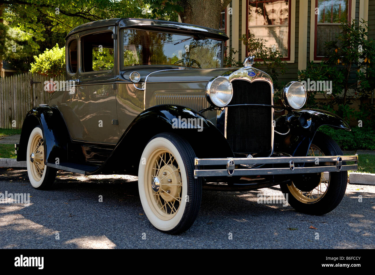 1930 Ford at a Classic Car Show in Belvidere, New Jersey, USA Stock Photo