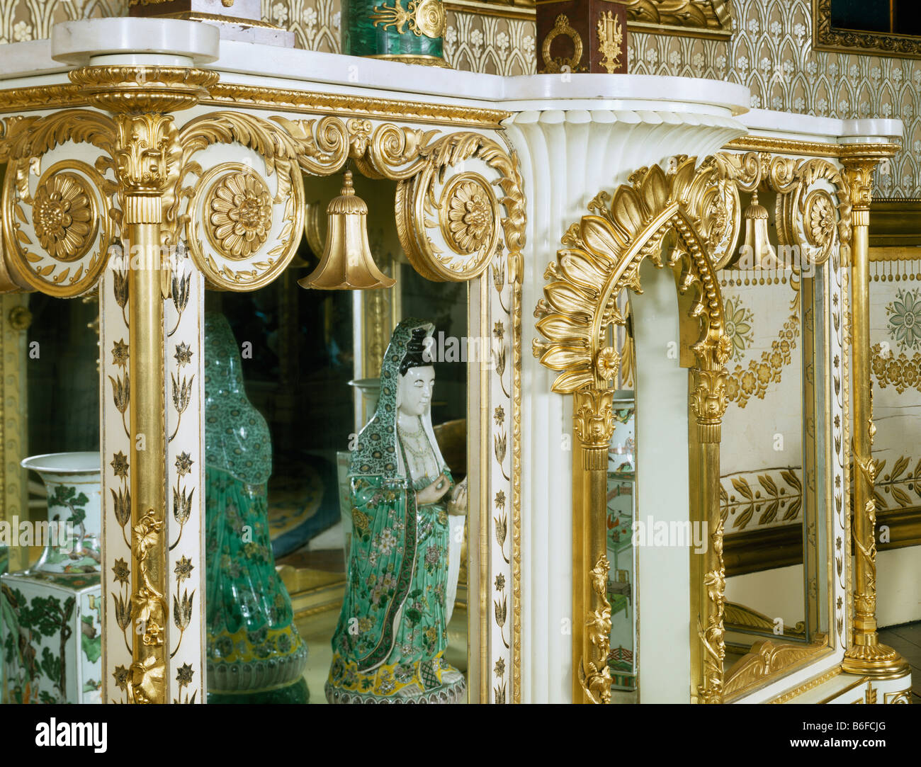 Cabinet Royal Pavilion Brighton Stock Photo