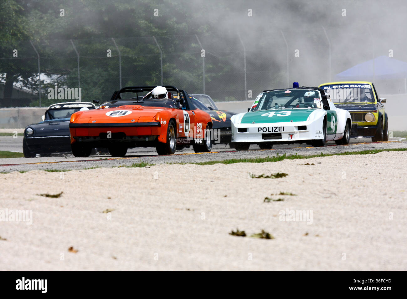 Vintage Racing Road America Kohler International Challenge Stock Photo