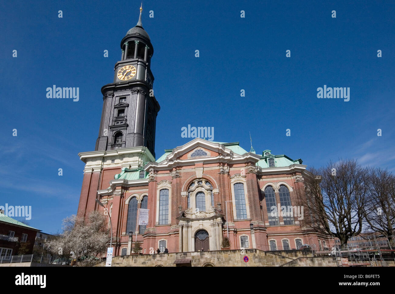 St. Michaelis Church or Hamburger Michel, landmark of Hamburg, Hamburg