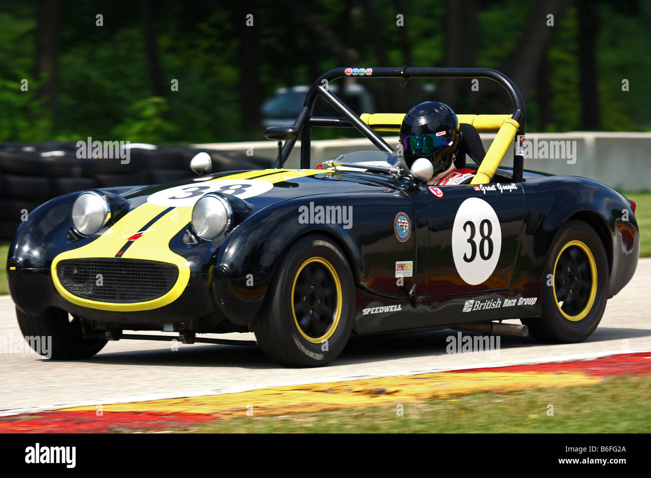 Vintage Racing Road America Kohler International Challenge Stock Photo