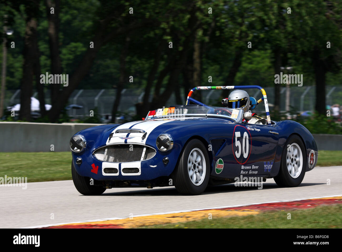 Vintage Racing Road America Kohler International Challenge Stock Photo