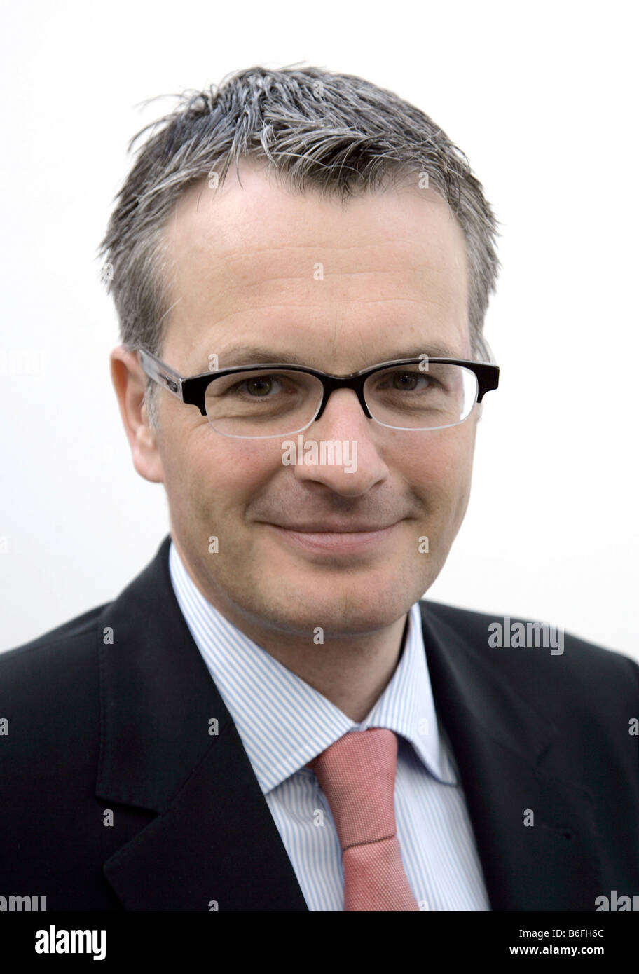 Christian Holzherr, finance executive board, chief financial officer of EnBW Energie Baden-Wuerttemberg AG, during a financial  Stock Photo
