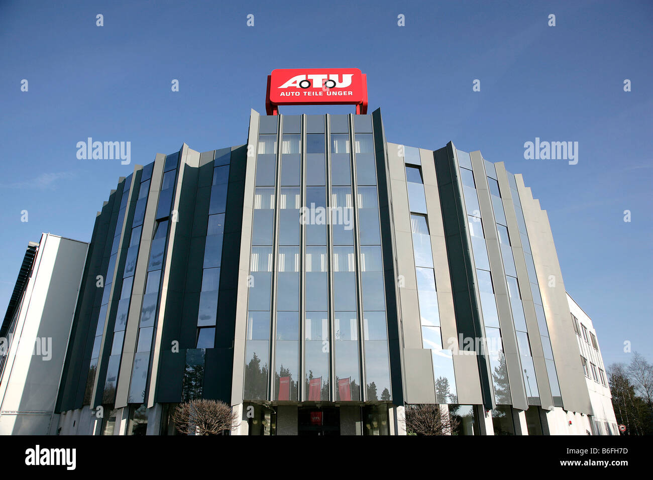 Headquarters, head office, car repair shop chain ATU, Auto-Teile-Unger,  Weiden, Bavaria, Germany, Europe Stock Photo - Alamy