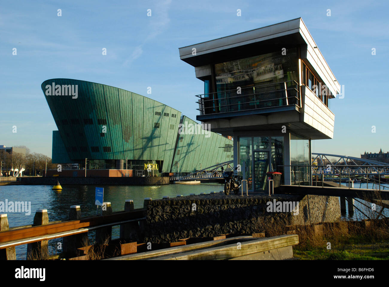 NEMO Science Centre, museum, Osterdock, Amsterdam, Netherlands Stock