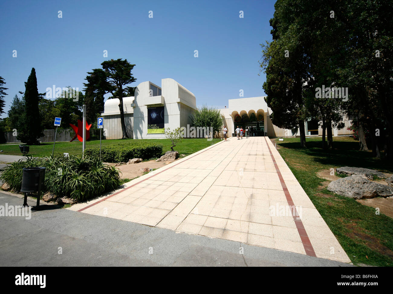 Joan Miro Museum, Barcelona, Catalonia, Spain, Europe Stock Photo