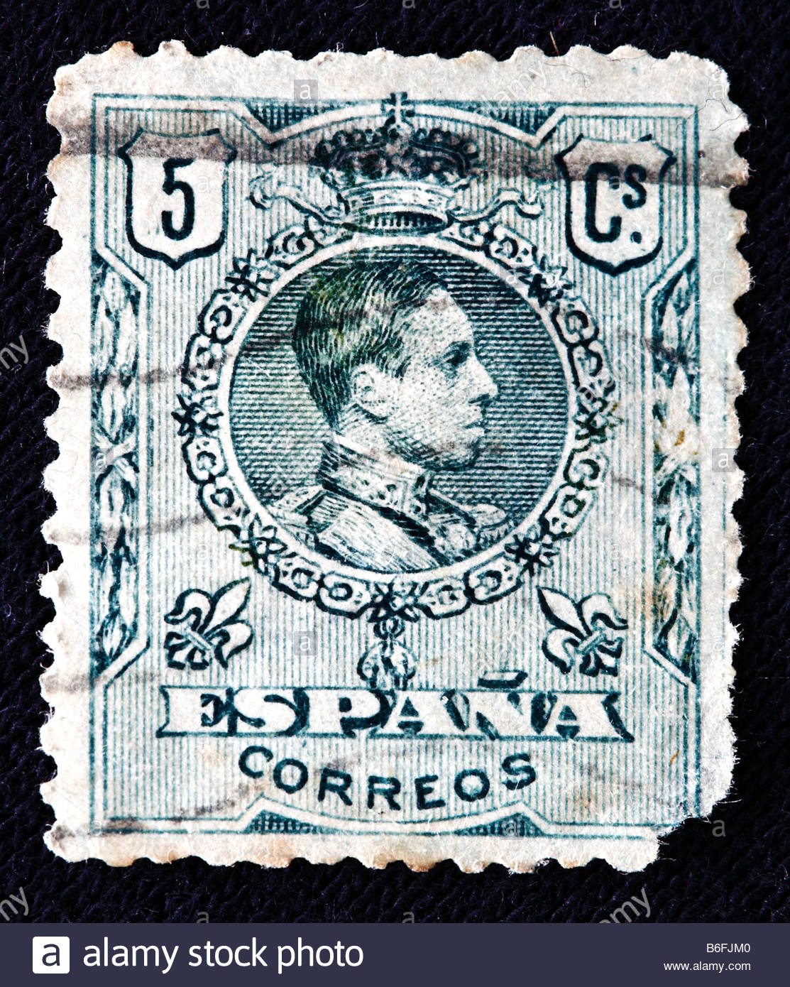 Spanish Stamp Spain Collection Stock Photos & Spanish Stamp Spain
