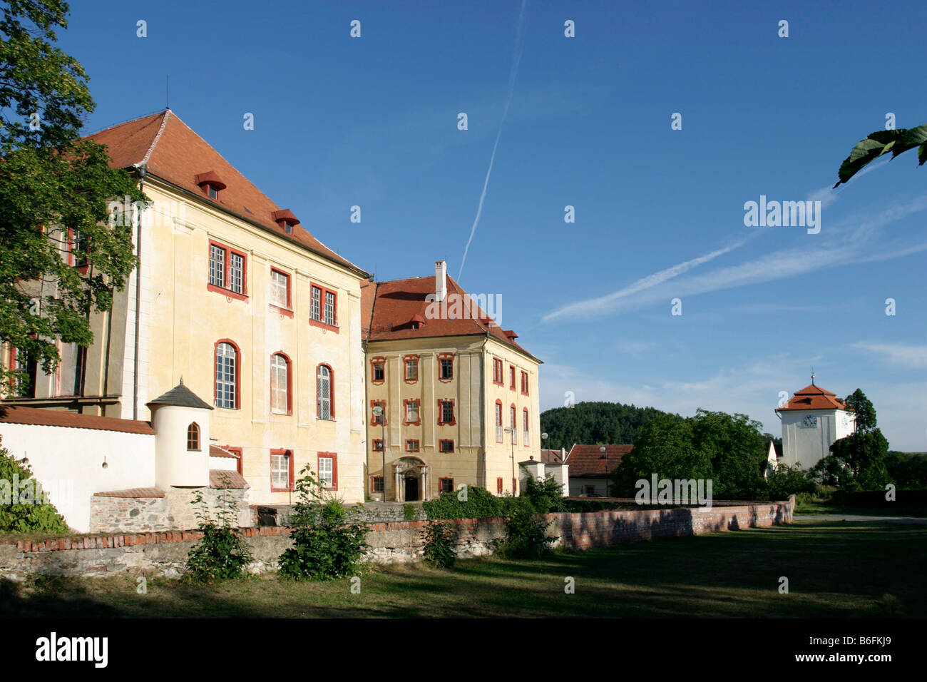 Chateau Kunstat, Blansko district, Czech Republic, Europe Stock Photo