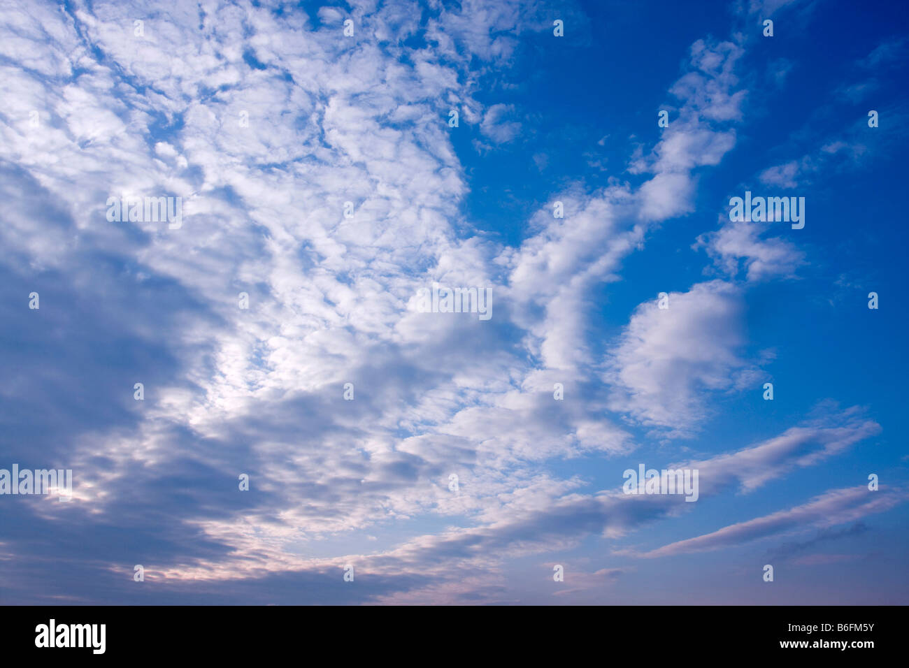 Mackerel sky Stock Photo