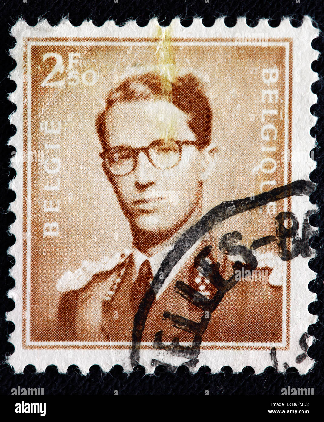 King Baudouin I (Boudewijn) of Belgium (19511993), postage stamp