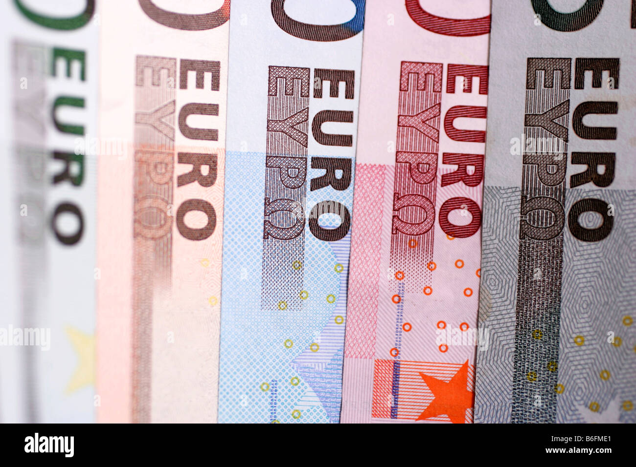 Euro-bills Stock Photo