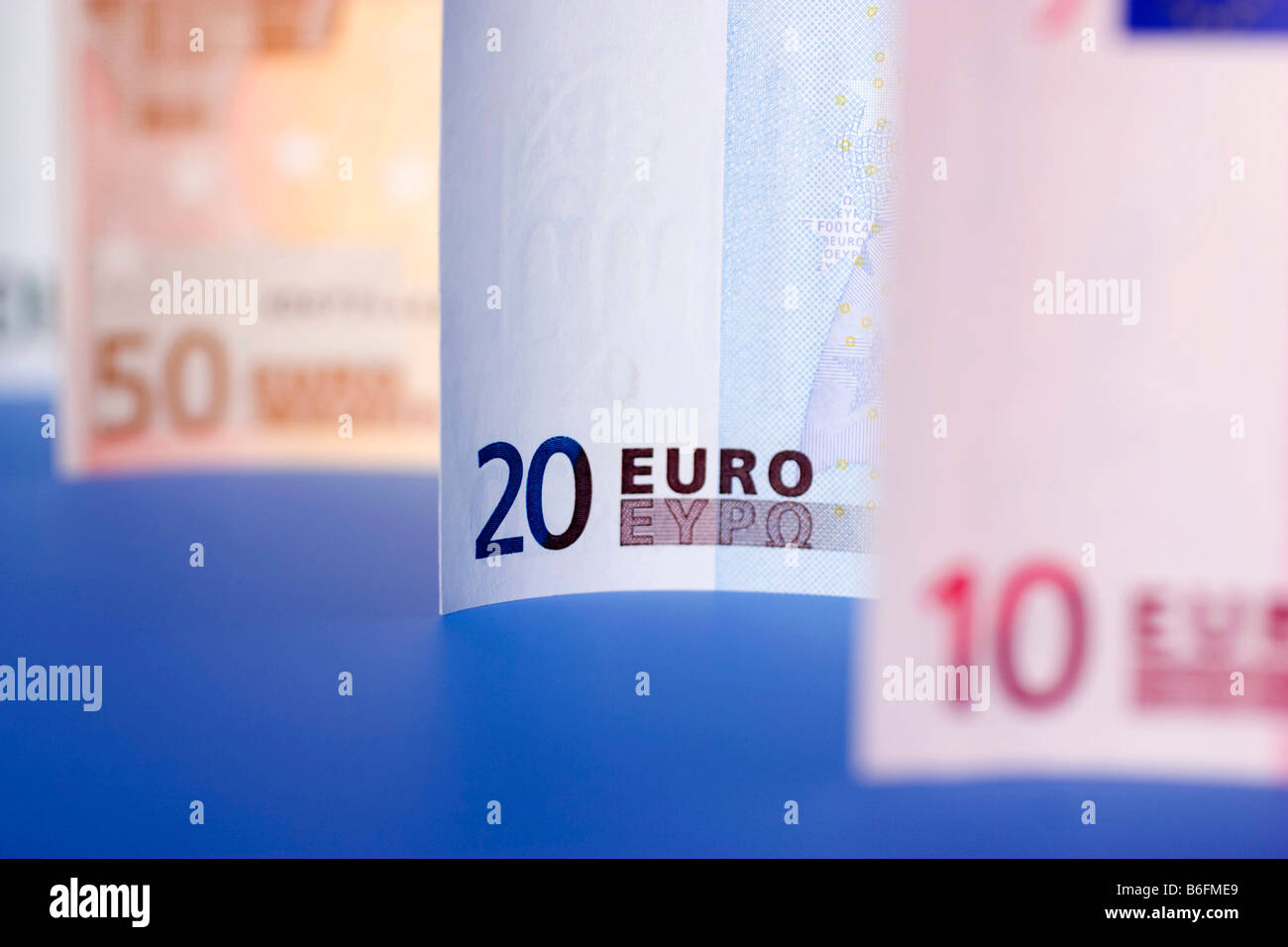 Euro-bills Stock Photo