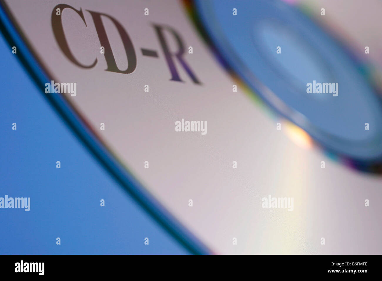 CD-R, detail Stock Photo
