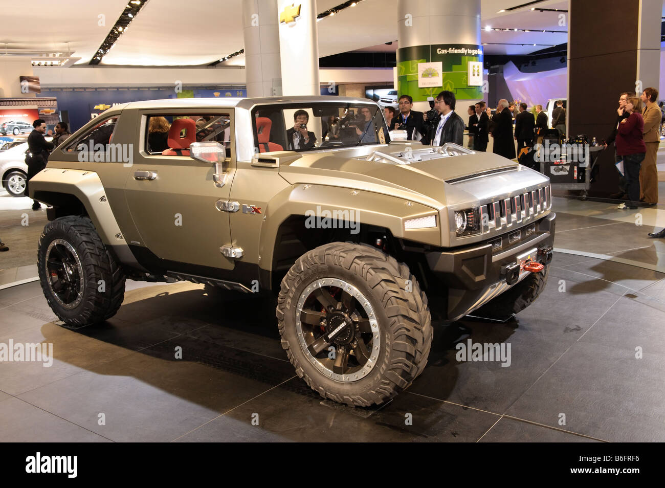Hummer HX concept vehicle at the 2008 North American International Auto Show in Detroit Michigan USA. Stock Photo