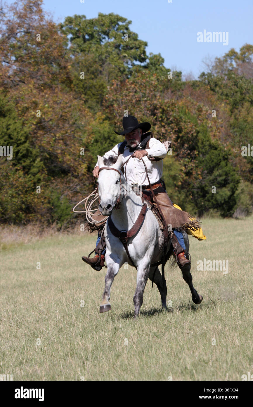 Cowboy running full speed on hi-res stock photography and images - Alamy
