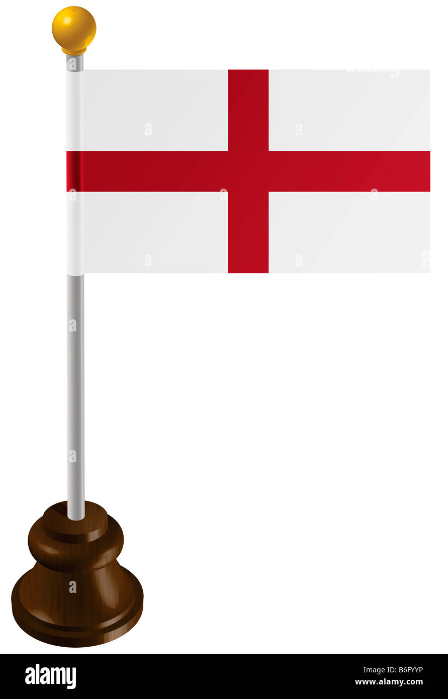 England flag as a marker Stock Photo