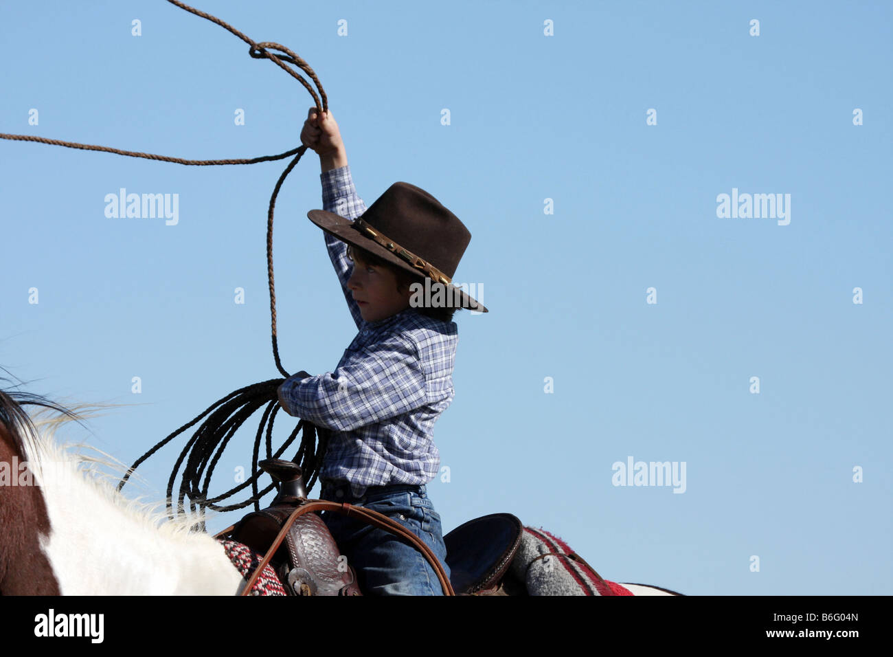 Cowboy throwing lasso hires stock photography and images Alamy