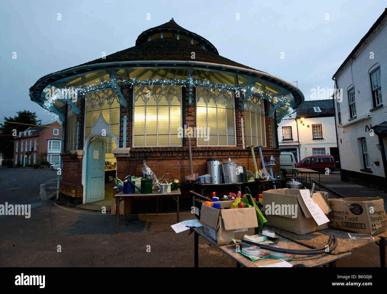 'The Round Market' in Tenbury Wells, Worcestershire Stock Photo Alamy