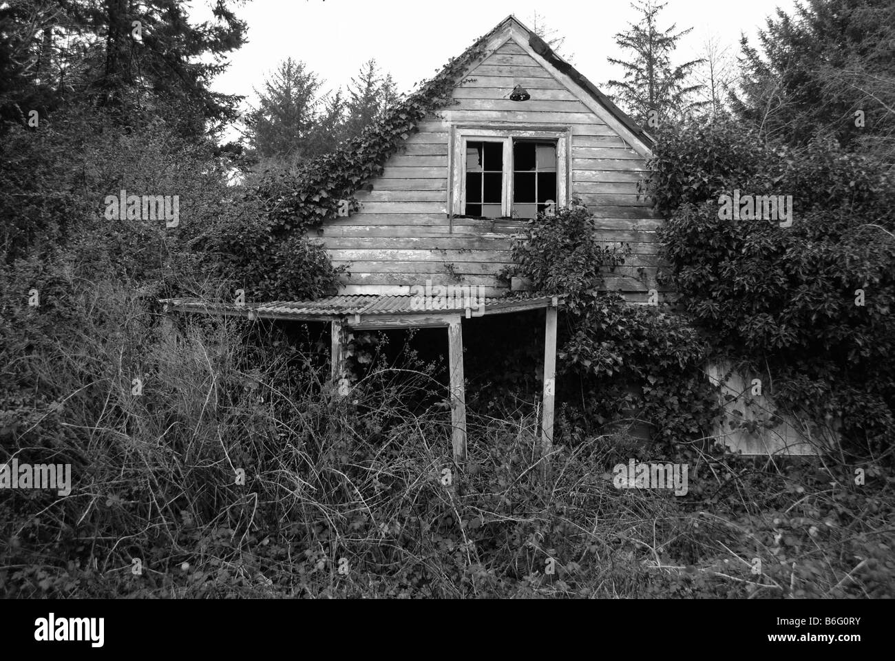 Old abandoned house falling down Stock Photo Alamy