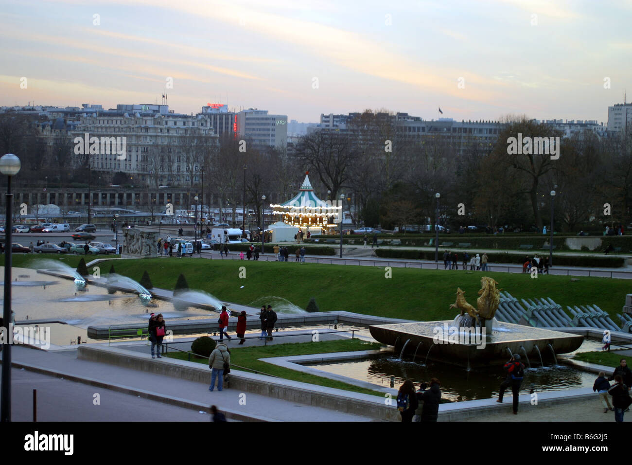 Trocadero gardens - Paris - France Stock Photo - Alamy