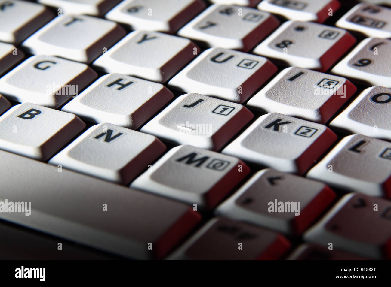 Close-up image of a keyboard Stock Photo