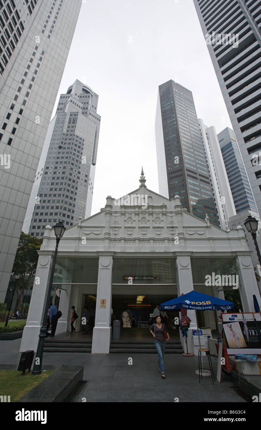 Central Business Financial Area, Singapore Stock Photo