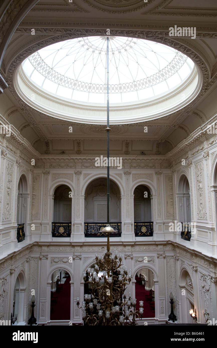 Rotunda and Salon of Halton House Wendover Bucks England Stock Photo