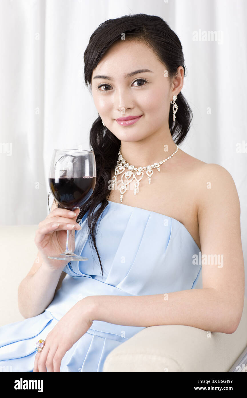 Woman evening dress back hi-res stock photography and images - Alamy