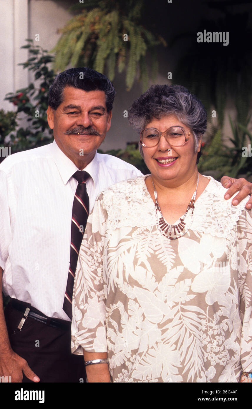 Senior Hispanic couple portrait Stock Photo - Alamy