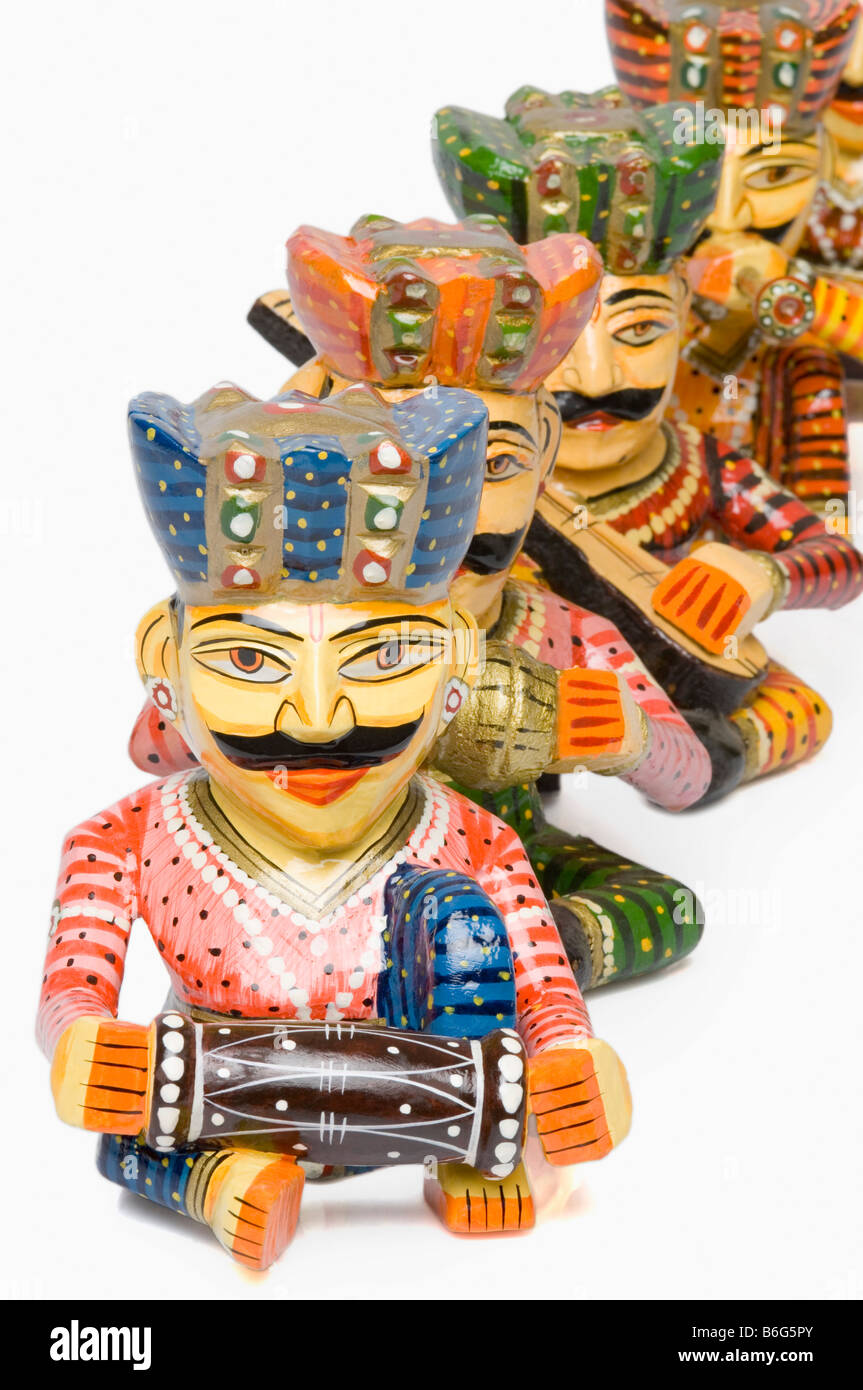 Closeup of male figurines Stock Photo Alamy