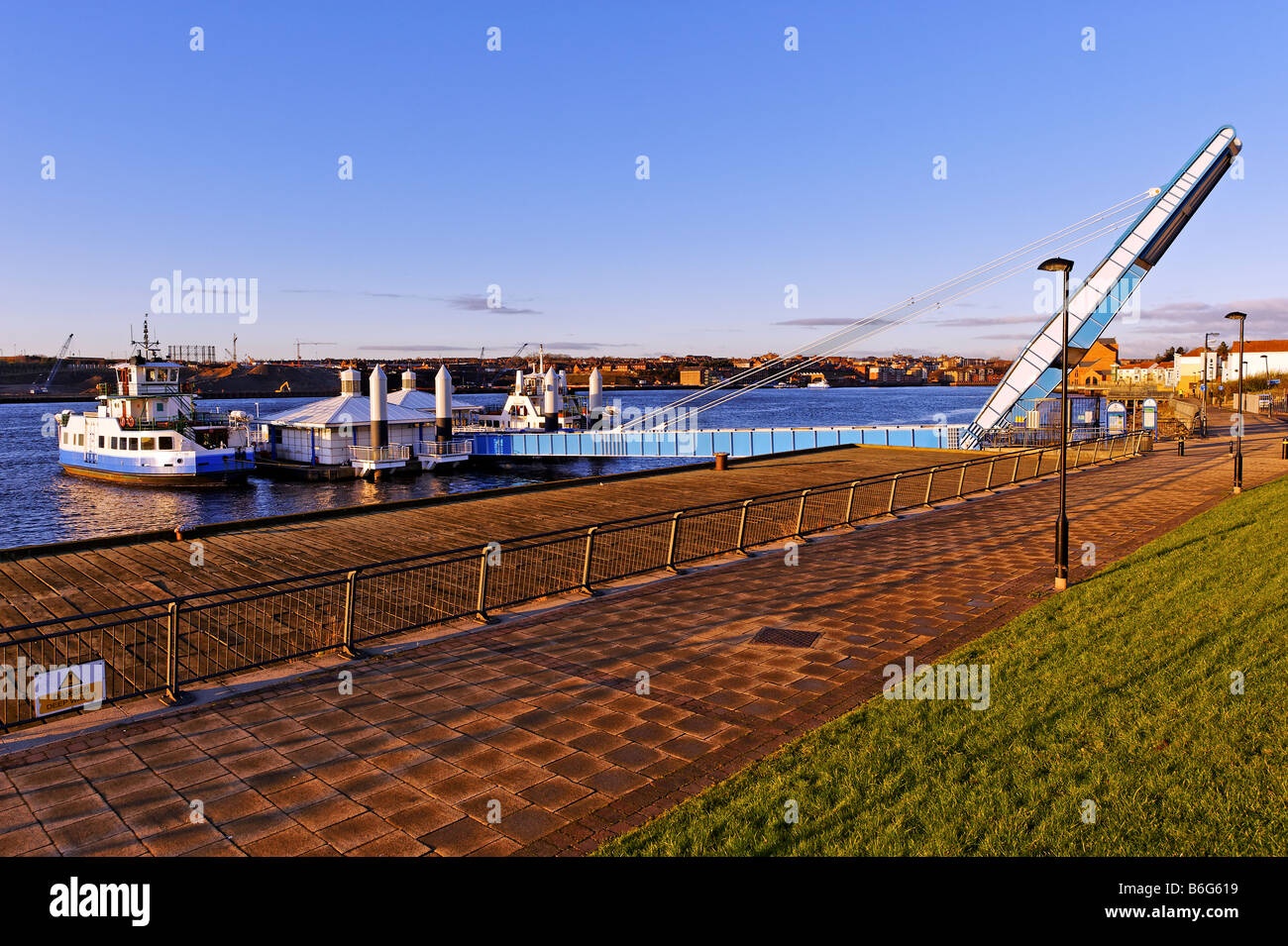 Tyne Ferry Terminal Stock Photo Alamy