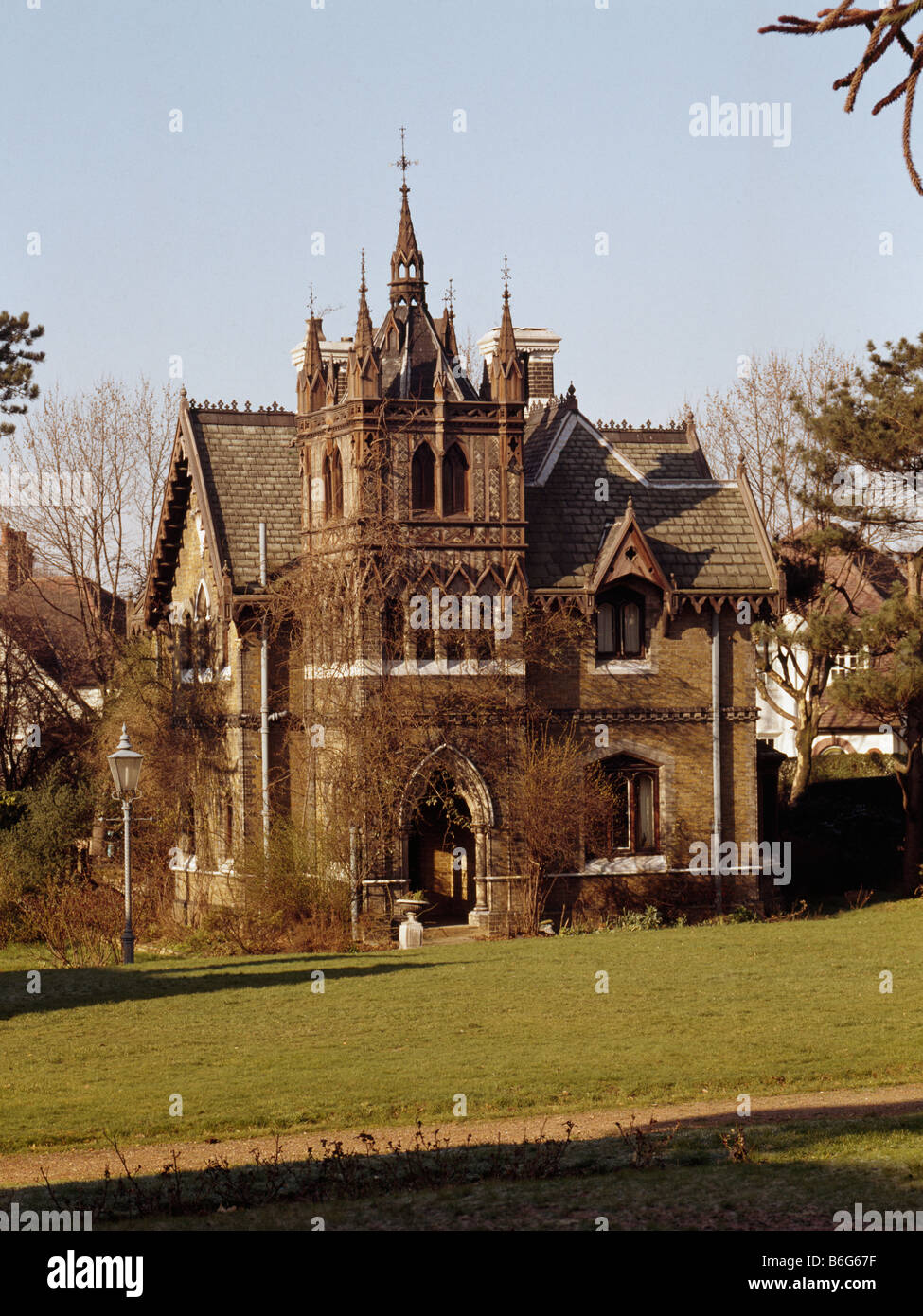 Holly Lodge Highgate Stock Photo Alamy
