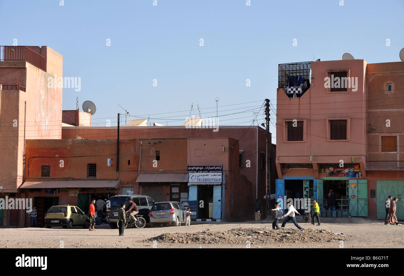Street scene in Marrakech, Morocco Stock Photo