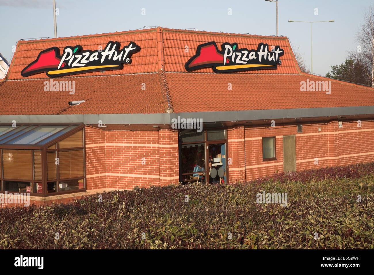 Pizza Hut restaurant Copdock Ipswich Suffolk England Stock Photo Alamy