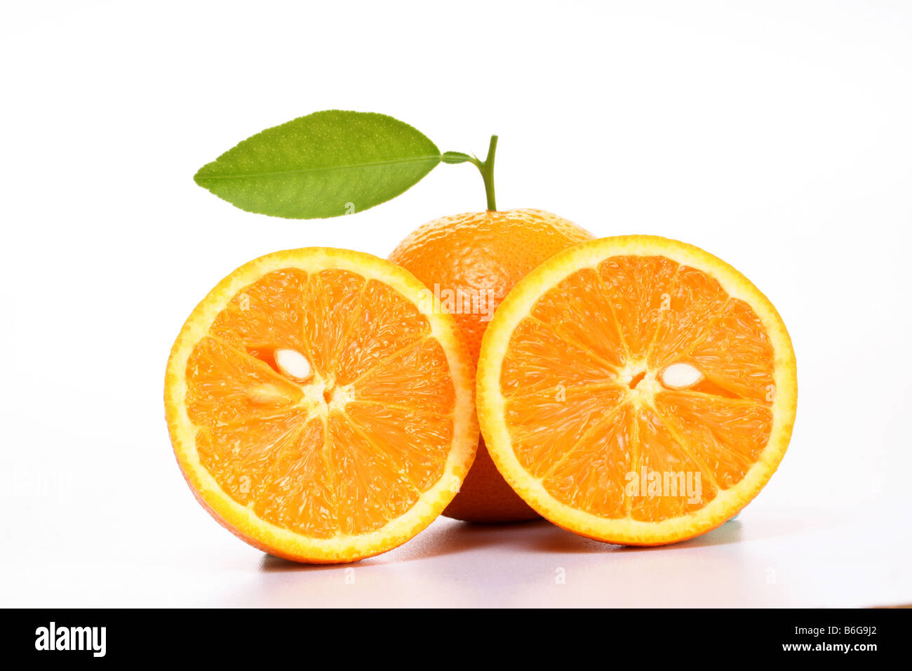Fresh oranges Stock Photo