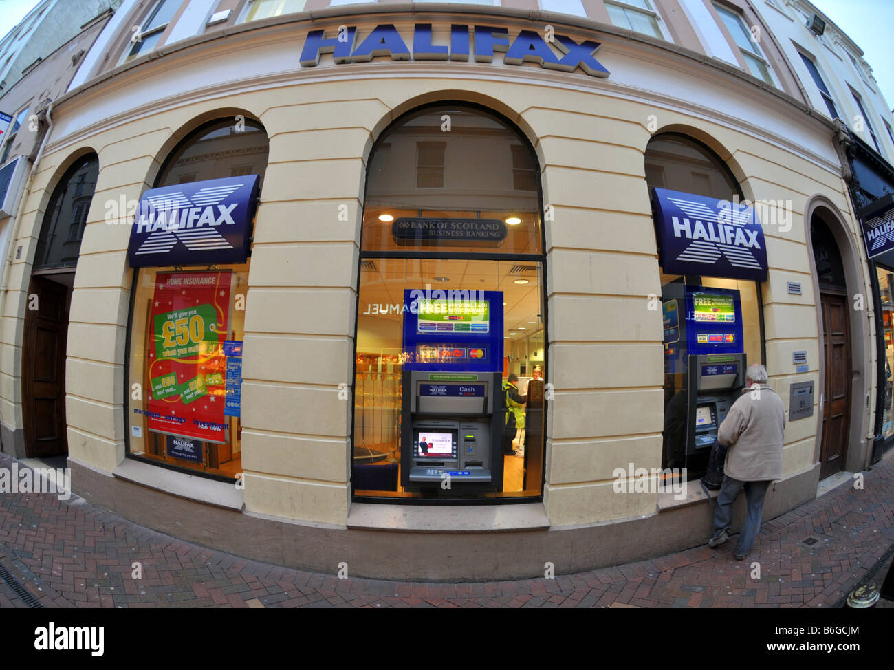 Halifax bank, Britain UK Stock Photo Alamy