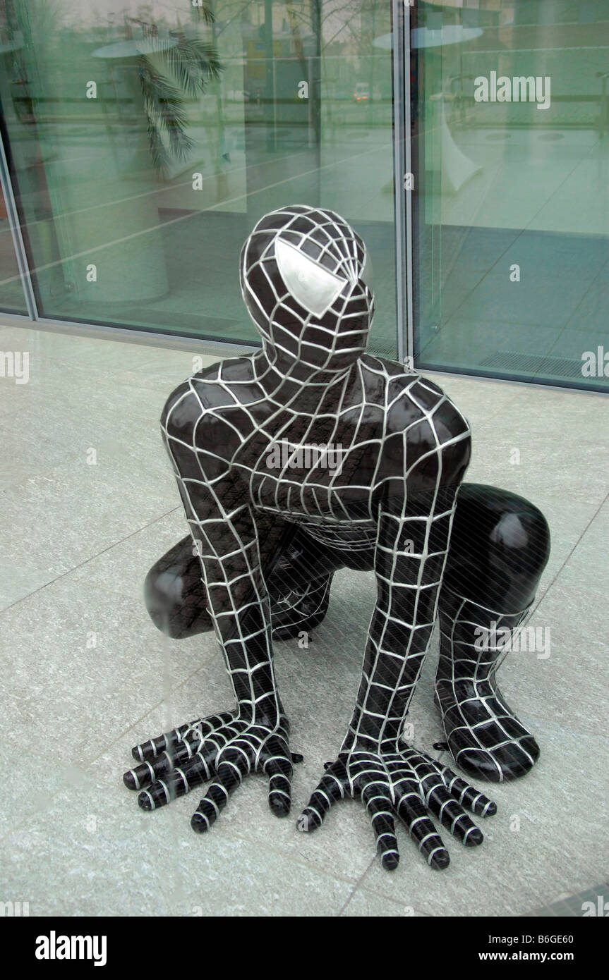portrait Spider-Man fictional character comic books Marvel Comics superhero spiderman Stock Photo