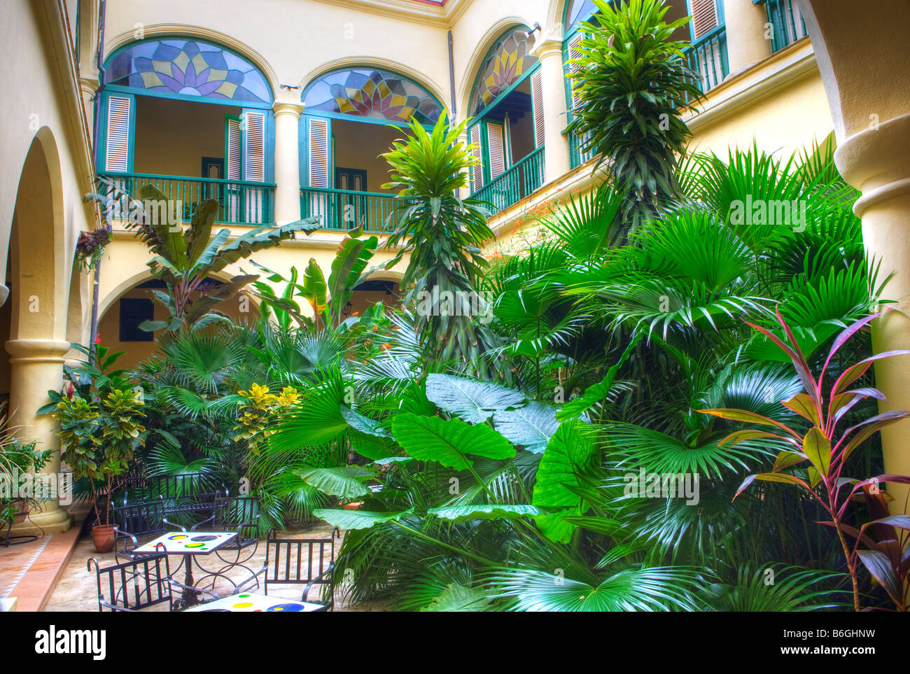 Hostal del Habano Old Havana Cuba Stock Photo